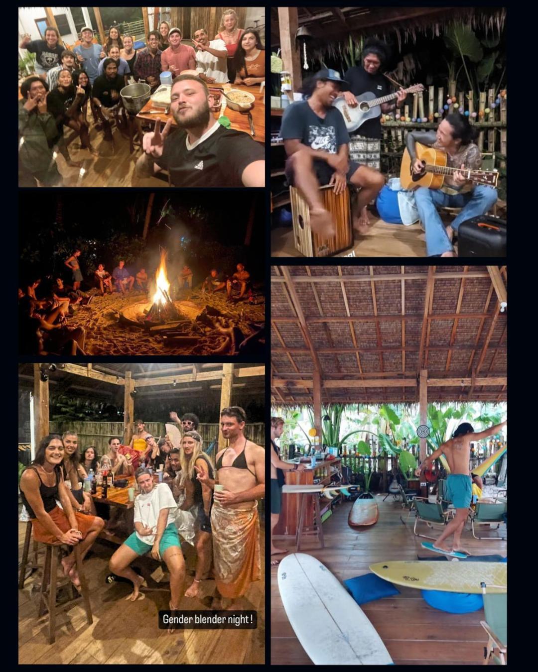 Three Little Birds Surf Hostel General Luna  Esterno foto